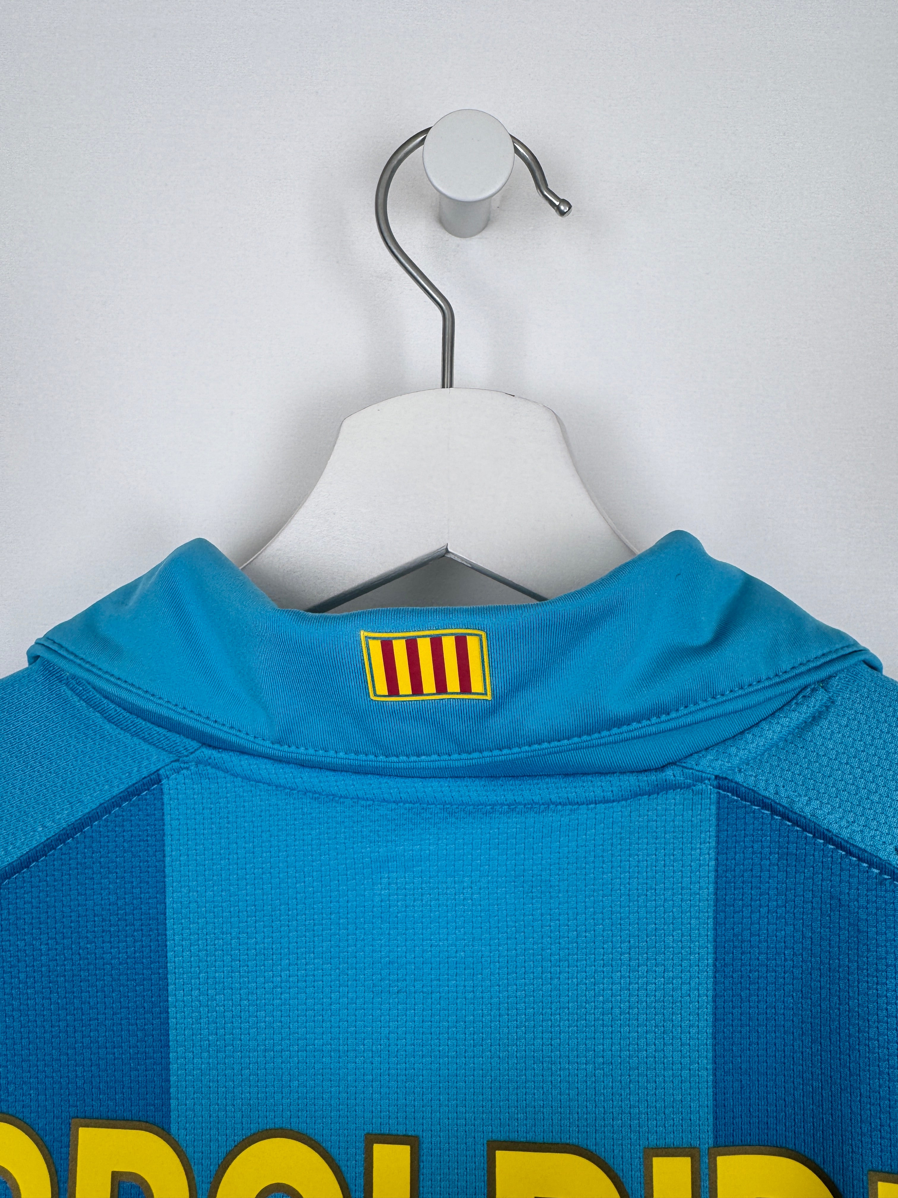 MAILLOT DE FOOTBALL BARCELONE 2007/2009 EXTÉRIEUR - RONALDINHO #10 (S)