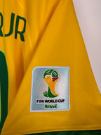 MAILLOT DE FOOTBALL BRÉSIL 2014 DOMICILE - NEYMAR JR #10 (XL)