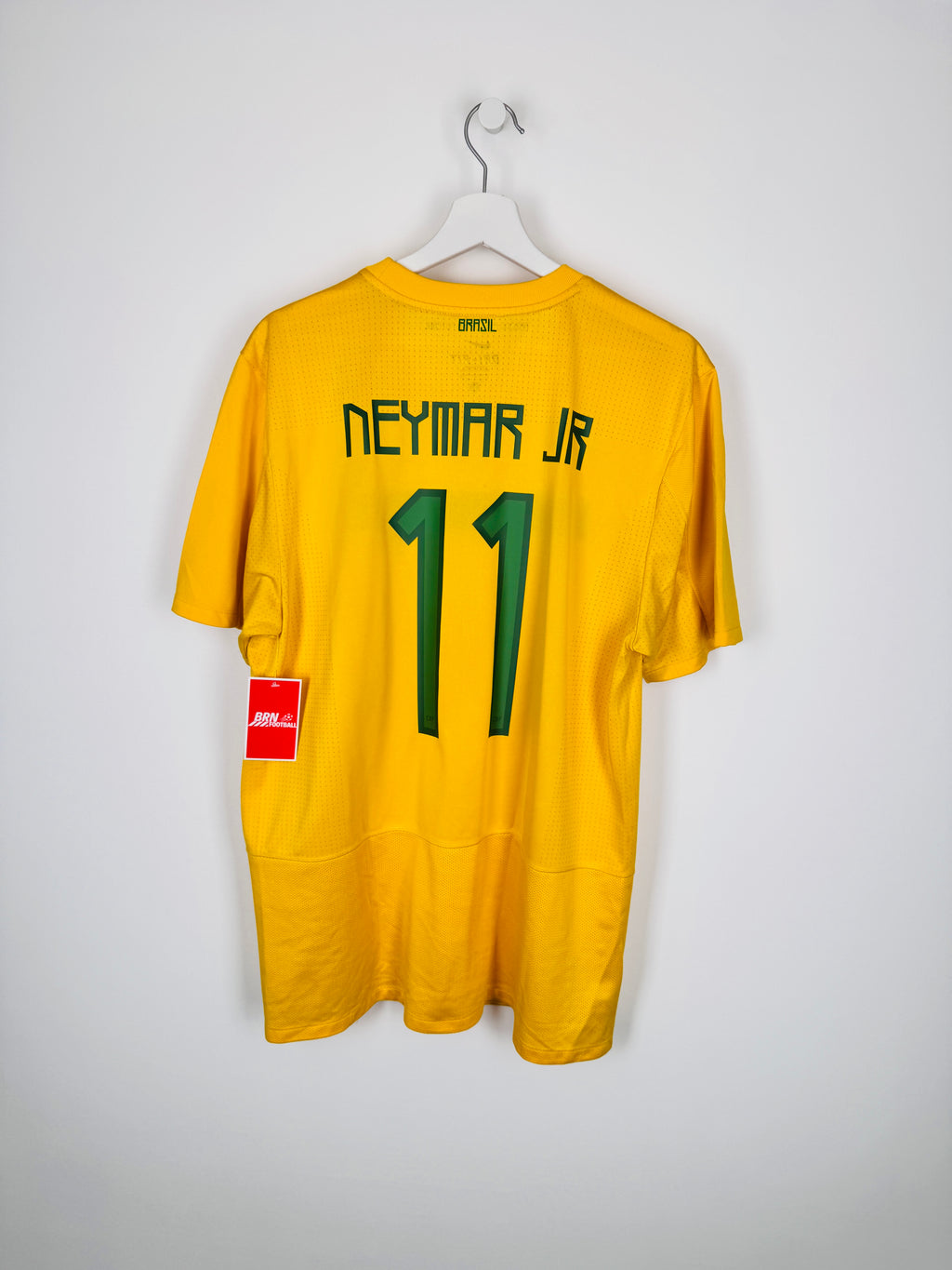 MAILLOT DE FOOTBALL BRÉSIL 2011 DOMICILE - NEYMAR JR #11 (L)