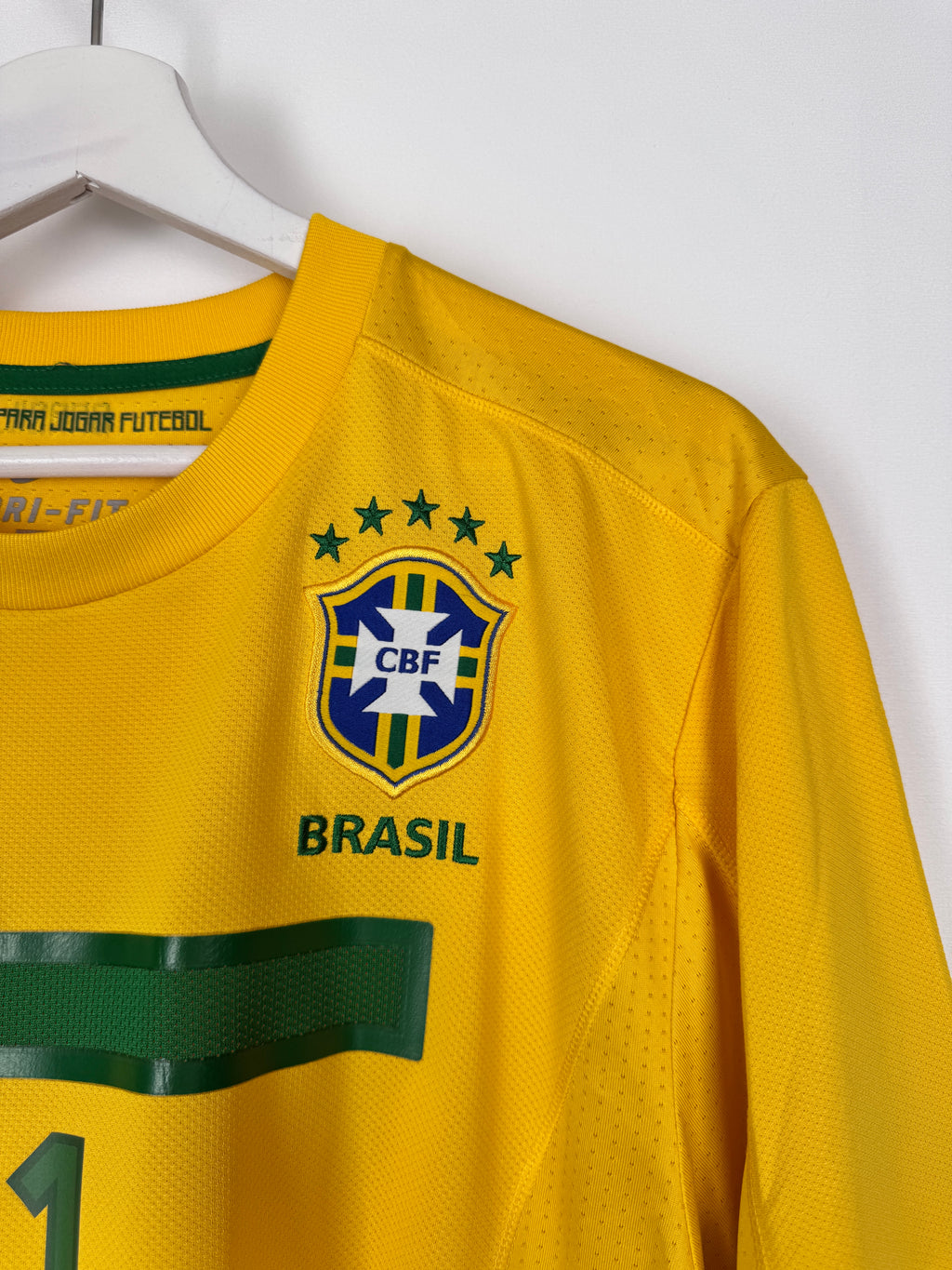 MAILLOT DE FOOTBALL BRÉSIL 2011 DOMICILE - NEYMAR JR #11 (L)