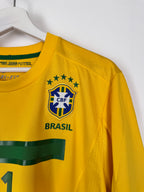MAILLOT DE FOOTBALL BRÉSIL 2011 DOMICILE - NEYMAR JR #11 (L)