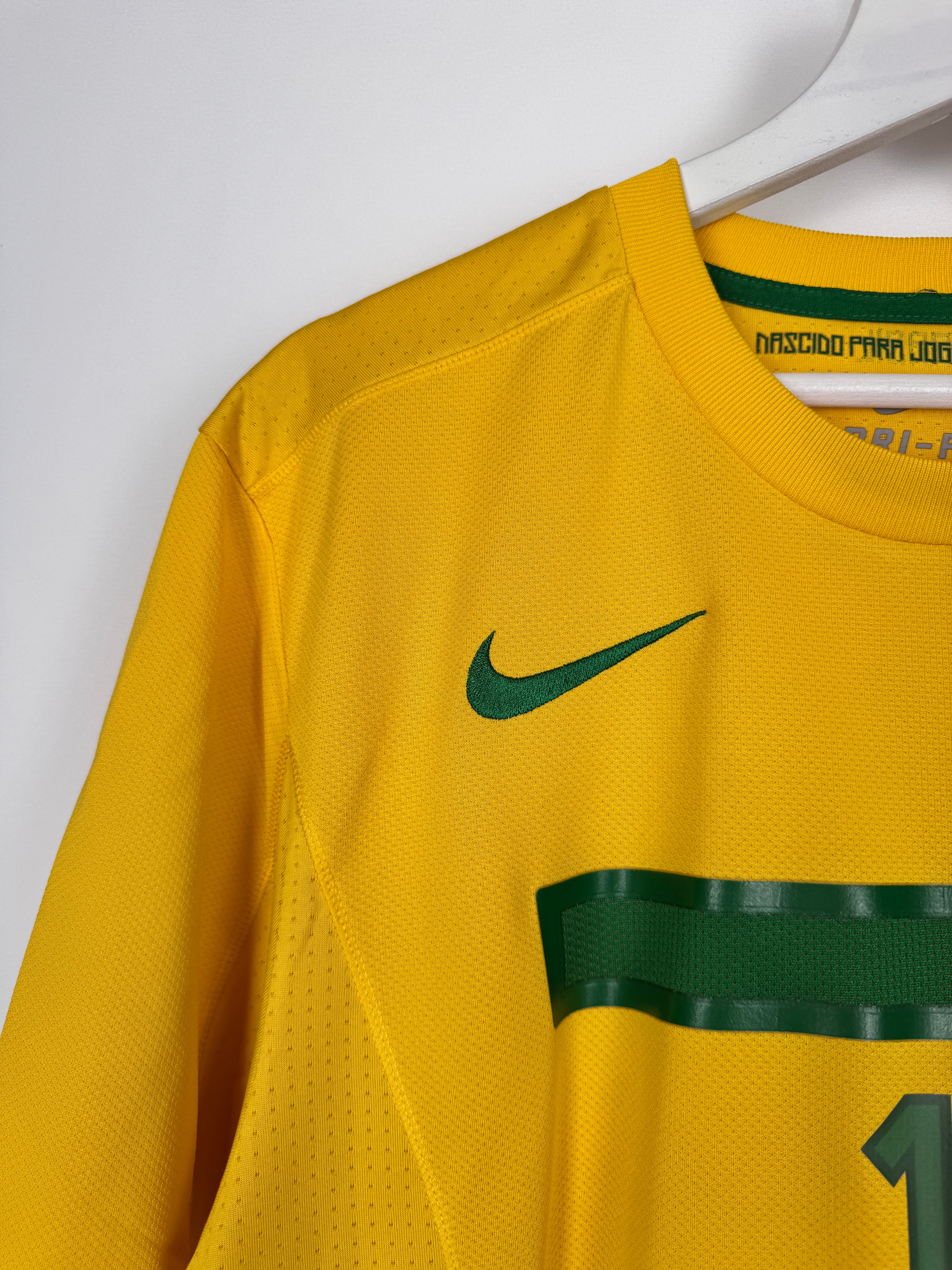 MAILLOT DE FOOTBALL BRÉSIL 2011 DOMICILE - NEYMAR JR #11 (L)