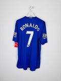 MAILLOT DE FOOTBALL MANCHESTER UNITED 2008/2009 THIRD- CRISTIANO RONALDO #7 (XL)