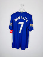MAILLOT DE FOOTBALL MANCHESTER UNITED 2008/2009 THIRD- CRISTIANO RONALDO #7 (XL)