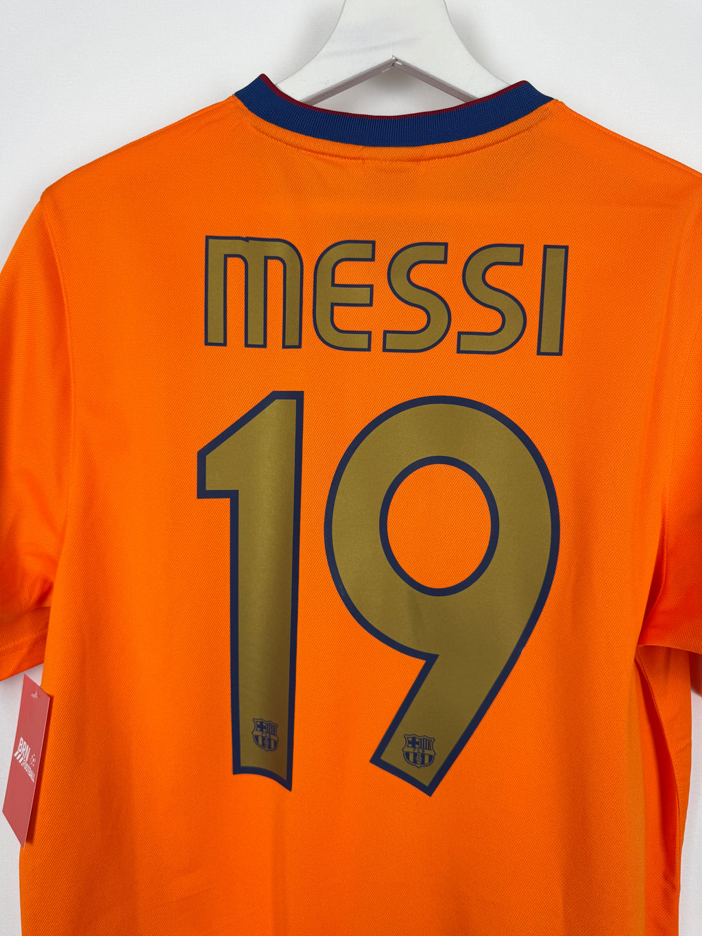 BARCELONA 2006/2008 AWAY FOOTBALL JERSEY - MESSI #19 (M)