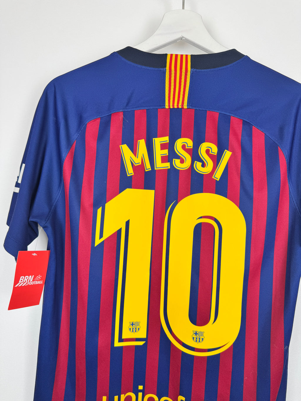 FOOTBALL JERSEY BARCELONA 2018/2019 HOME - MESSI #10 (S)
