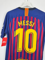 FOOTBALL JERSEY BARCELONA 2018/2019 HOME - MESSI #10 (S)