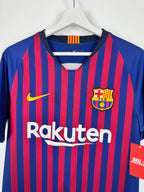 FOOTBALL JERSEY BARCELONA 2018/2019 HOME - MESSI #10 (S)