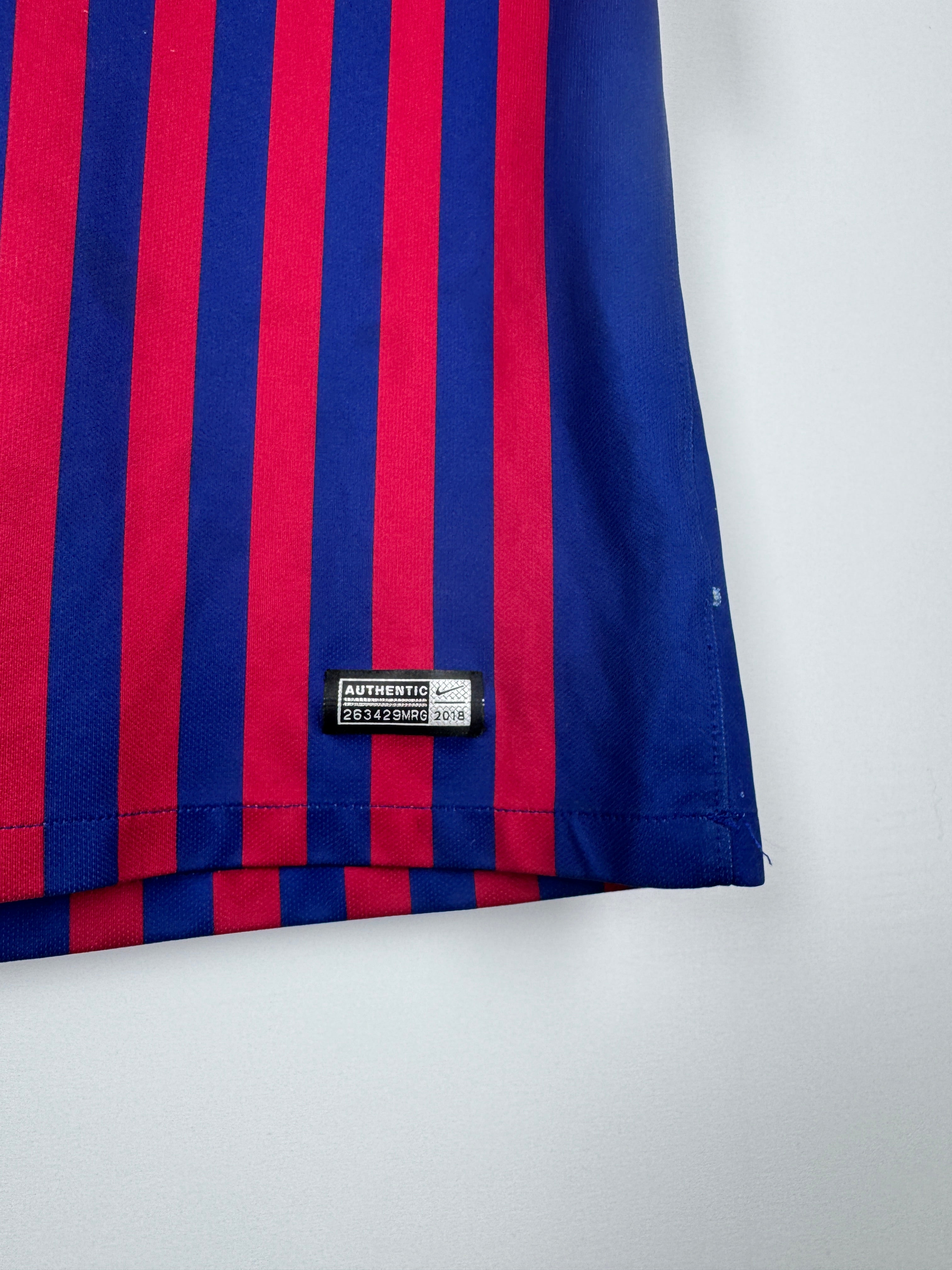 FOOTBALL JERSEY BARCELONA 2018/2019 HOME - MESSI #10 (S)