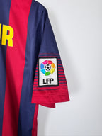 MAILLOT DE FOOTBALL BARCELONE 2013/2014 DOMICILE - NEYMAR JR #11 (S)