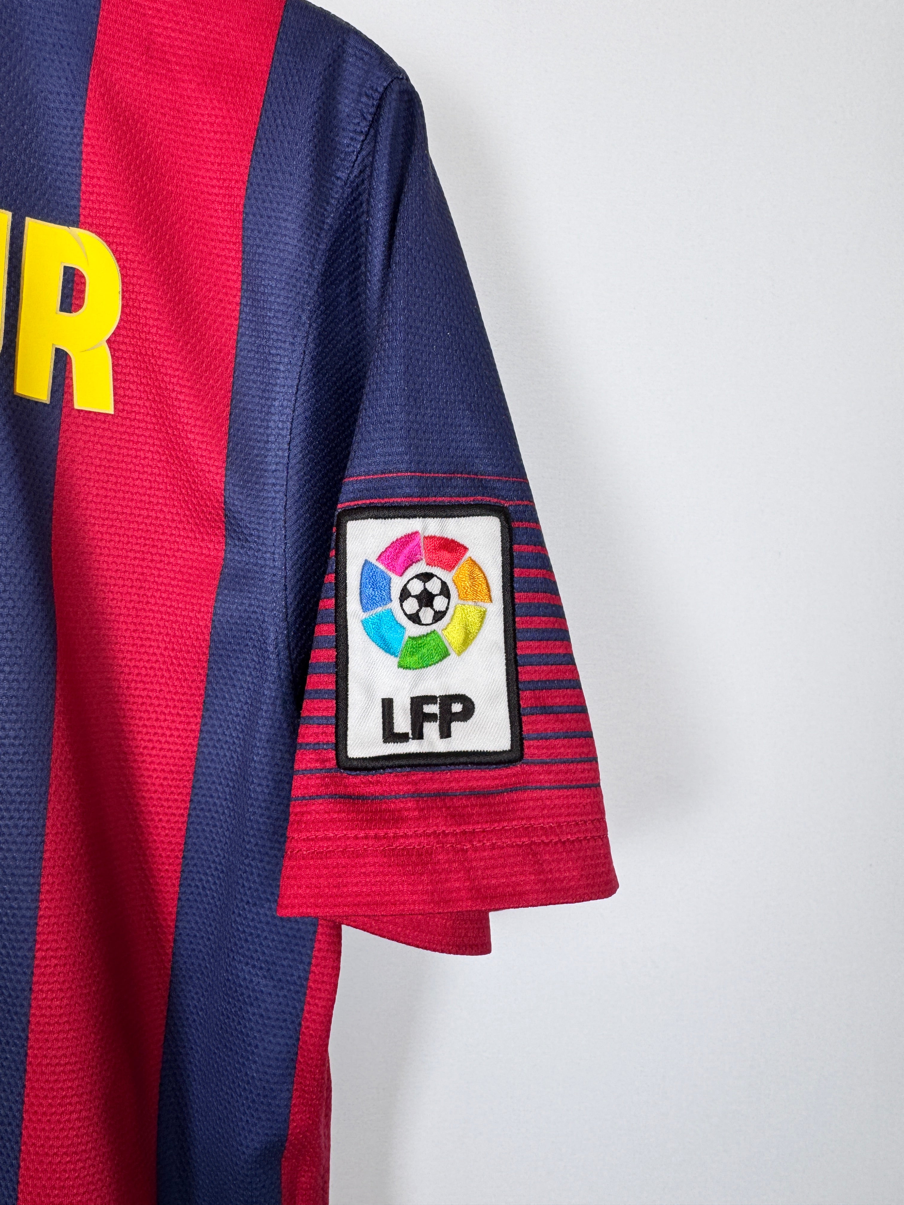 MAILLOT DE FOOTBALL BARCELONE 2013/2014 DOMICILE - NEYMAR JR #11 (S)