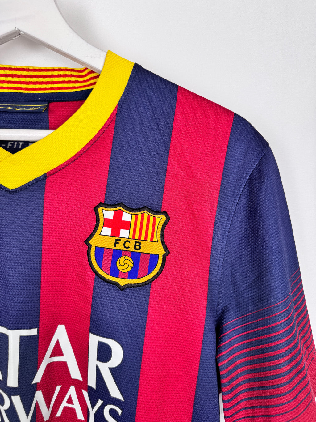 MAILLOT DE FOOTBALL BARCELONE 2013/2014 DOMICILE - NEYMAR JR #11 (S)
