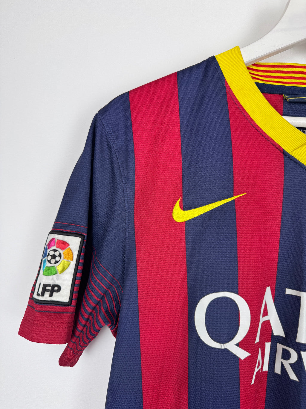 MAILLOT DE FOOTBALL BARCELONE 2013/2014 DOMICILE - NEYMAR JR #11 (S)