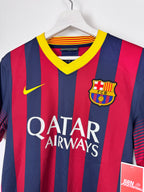 MAILLOT DE FOOTBALL BARCELONE 2013/2014 DOMICILE - NEYMAR JR #11 (S)