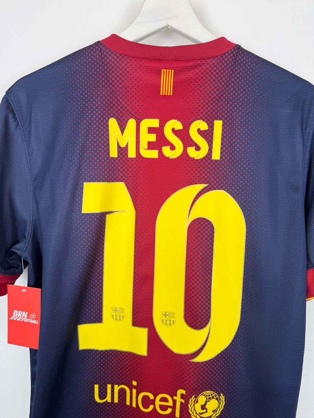 BARCELONA 2012/2013 HOME FOOTBALL JERSEY - MESSI #10 (S)