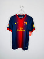 BARCELONA 2012/2013 HOME FOOTBALL JERSEY - MESSI #10 (S)