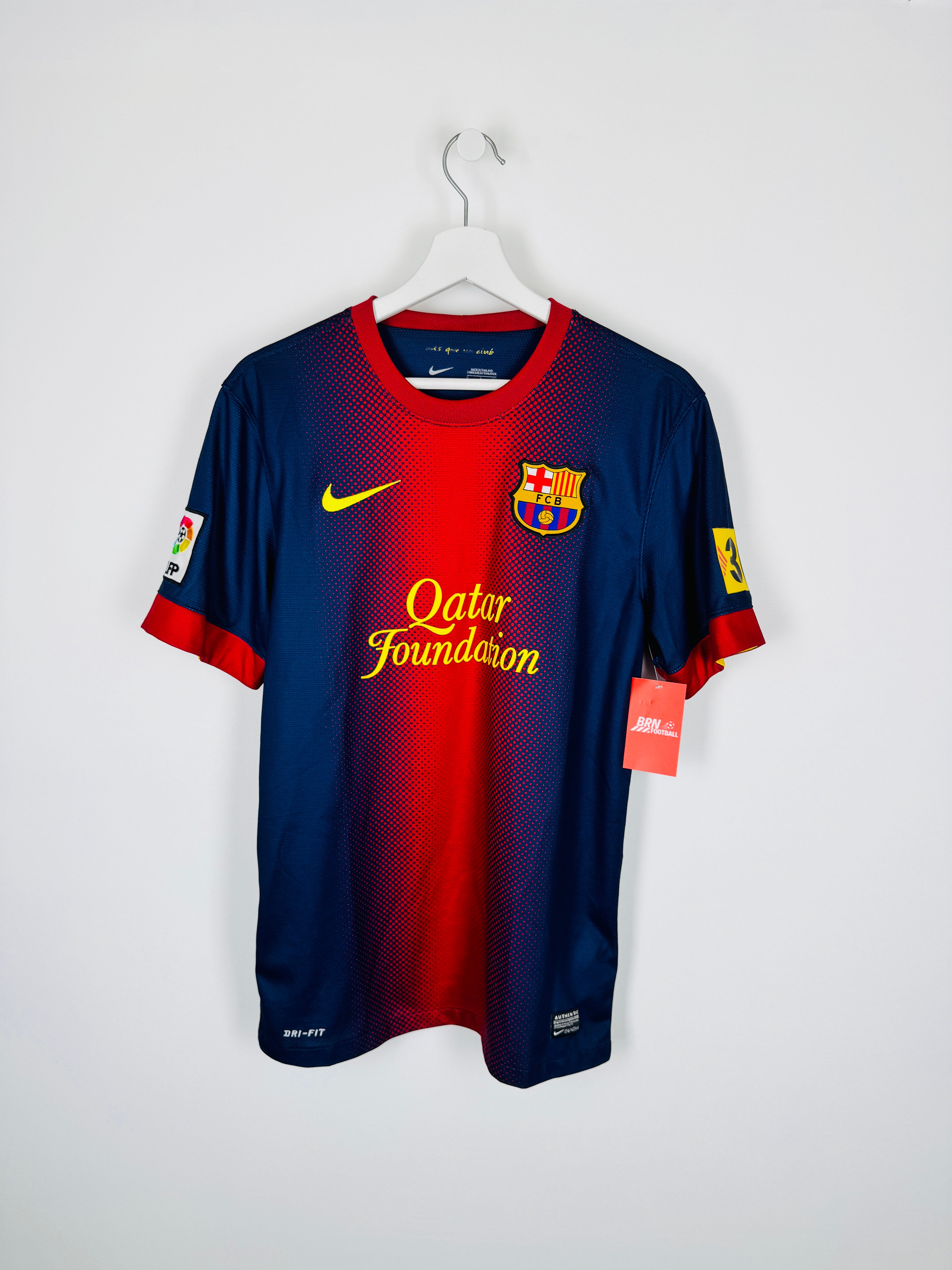 BARCELONA 2012/2013 HOME FOOTBALL JERSEY - MESSI #10 (S)