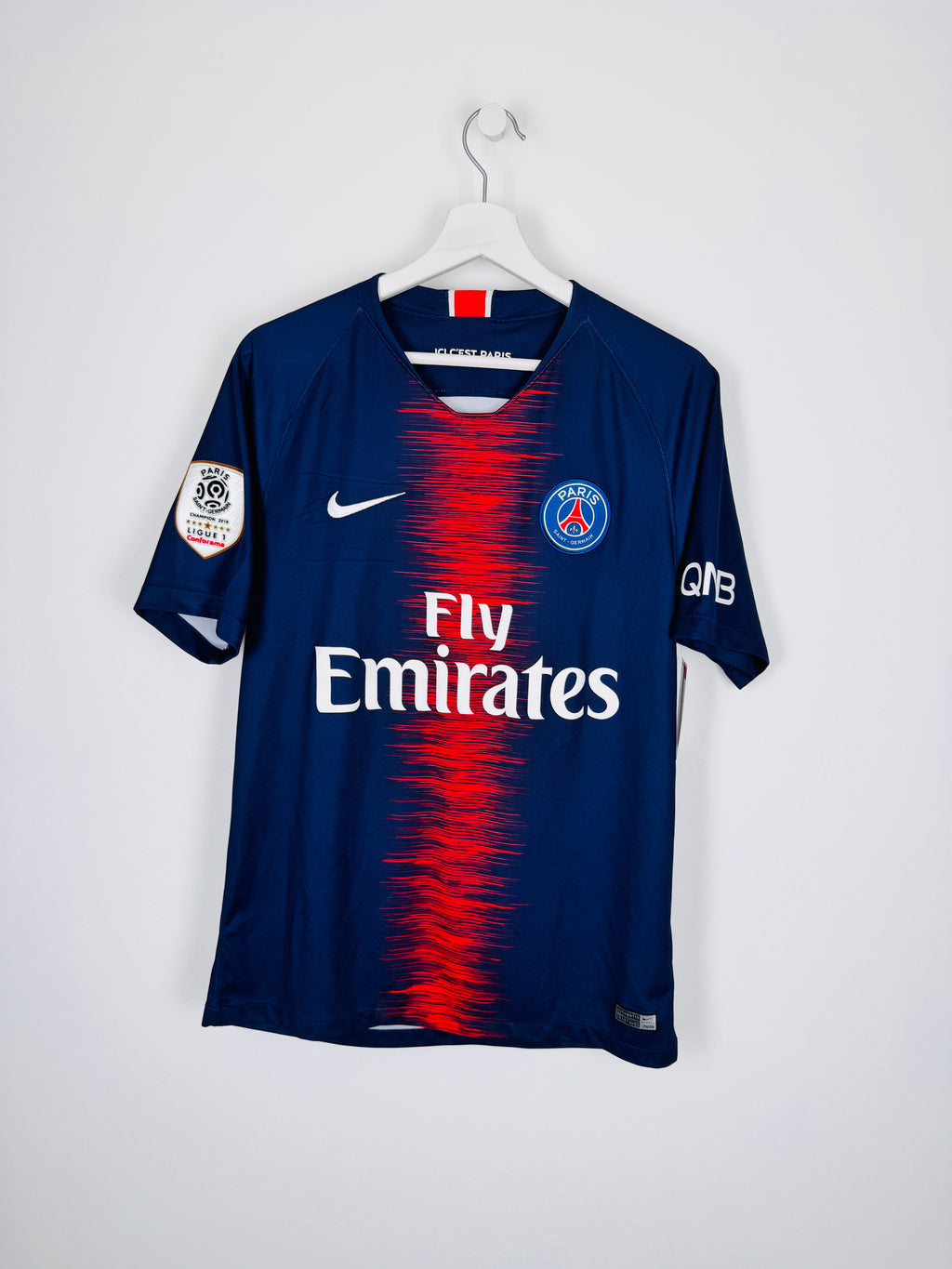 PSG FOOTBALL JERSEY 1997/1998 HOME - NGOTTY #4 (S)