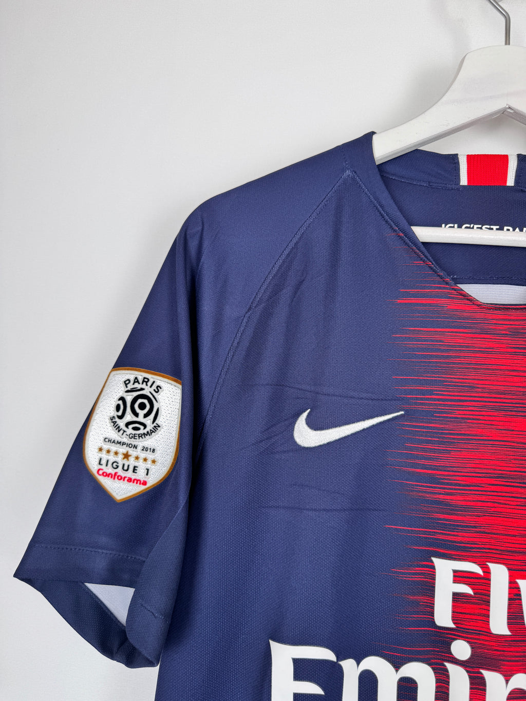 PSG FOOTBALL JERSEY 1997/1998 HOME - NGOTTY #4 (S)