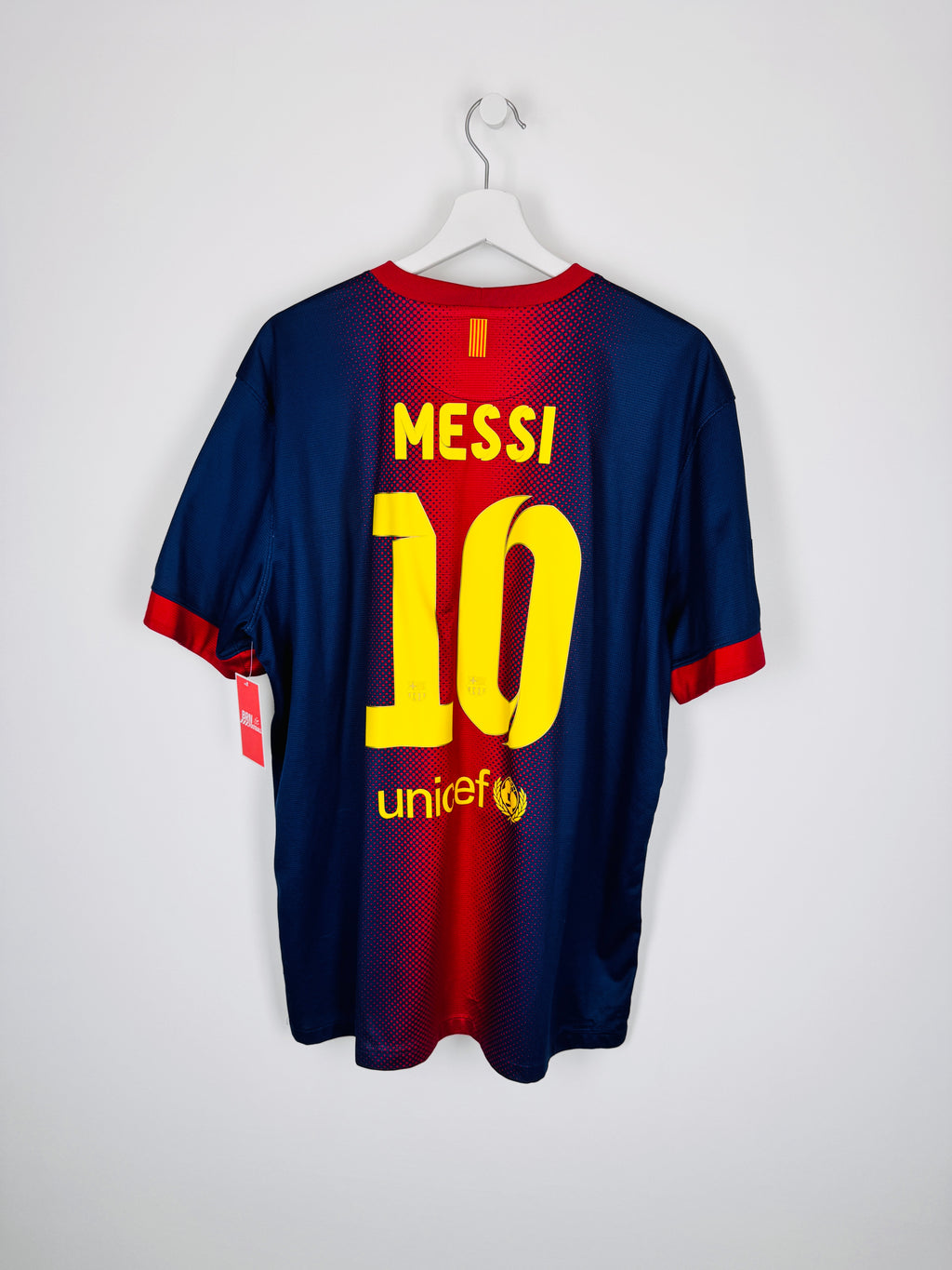 MAILLOT DE FOOTBALL BARCELONE 2012/2013 DOMICILE - LEO MESSI #10 (XL)
