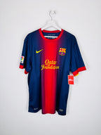 MAILLOT DE FOOTBALL BARCELONE 2012/2013 DOMICILE - LEO MESSI #10 (XL)