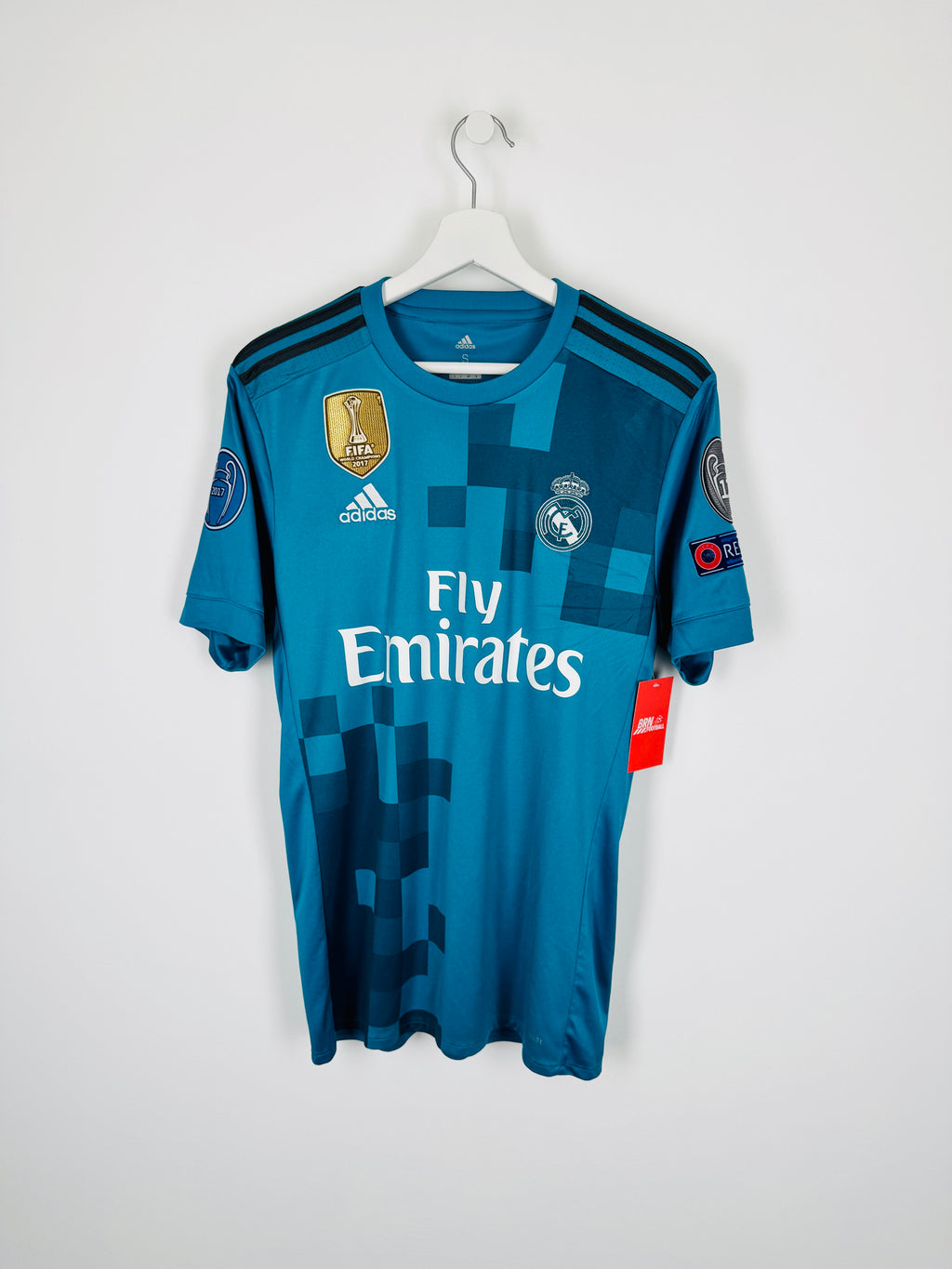 REAL MADRID 2017/2018 THIRD FOOTBALL SHIRT - RONALDO #7 (S)