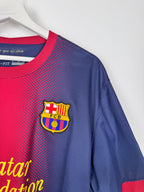MAILLOT DE FOOTBALL BARCELONE 2012/2013 DOMICILE - LEO MESSI #10 (XL)