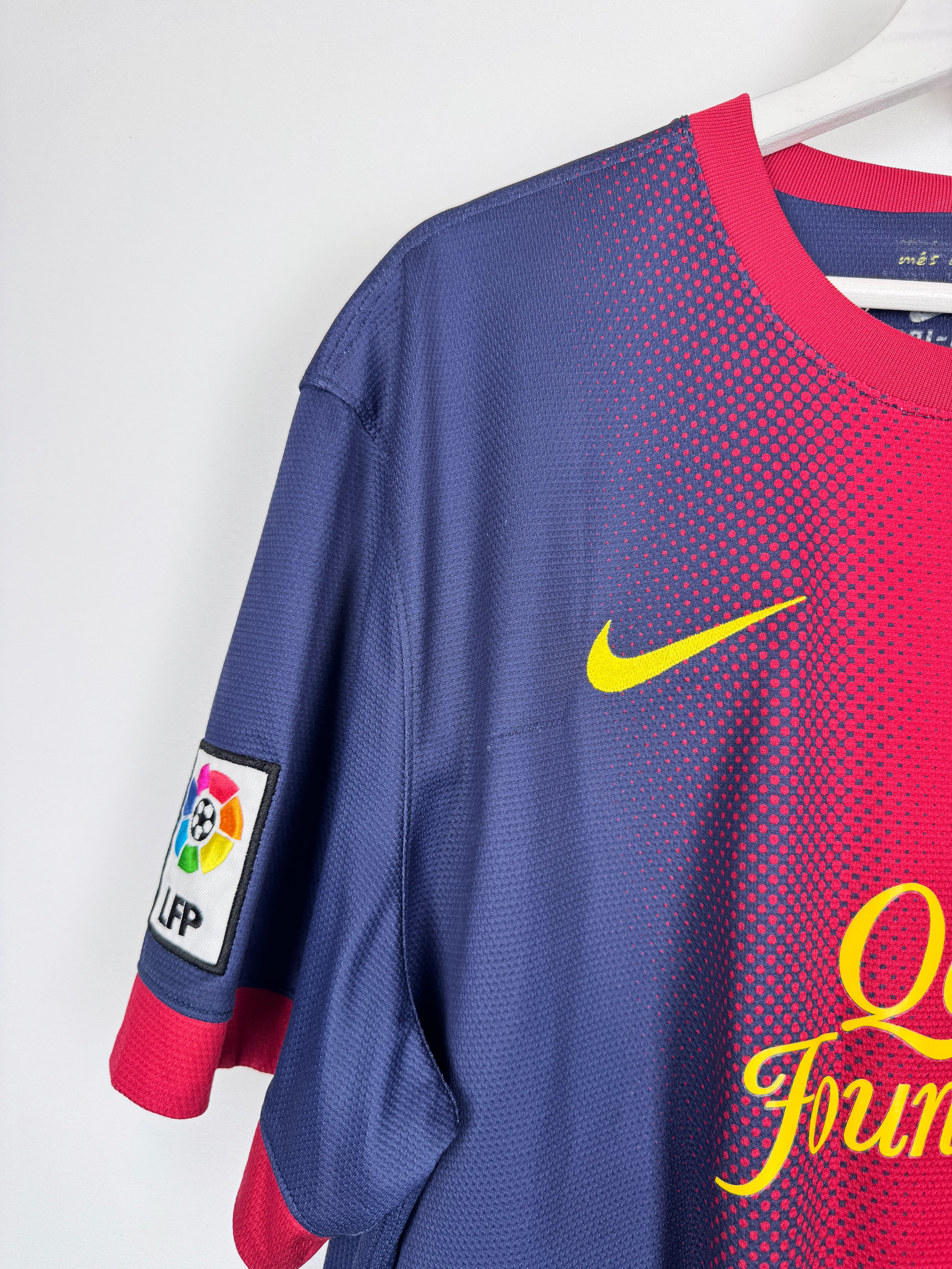 MAILLOT DE FOOTBALL BARCELONE 2012/2013 DOMICILE - LEO MESSI #10 (XL)