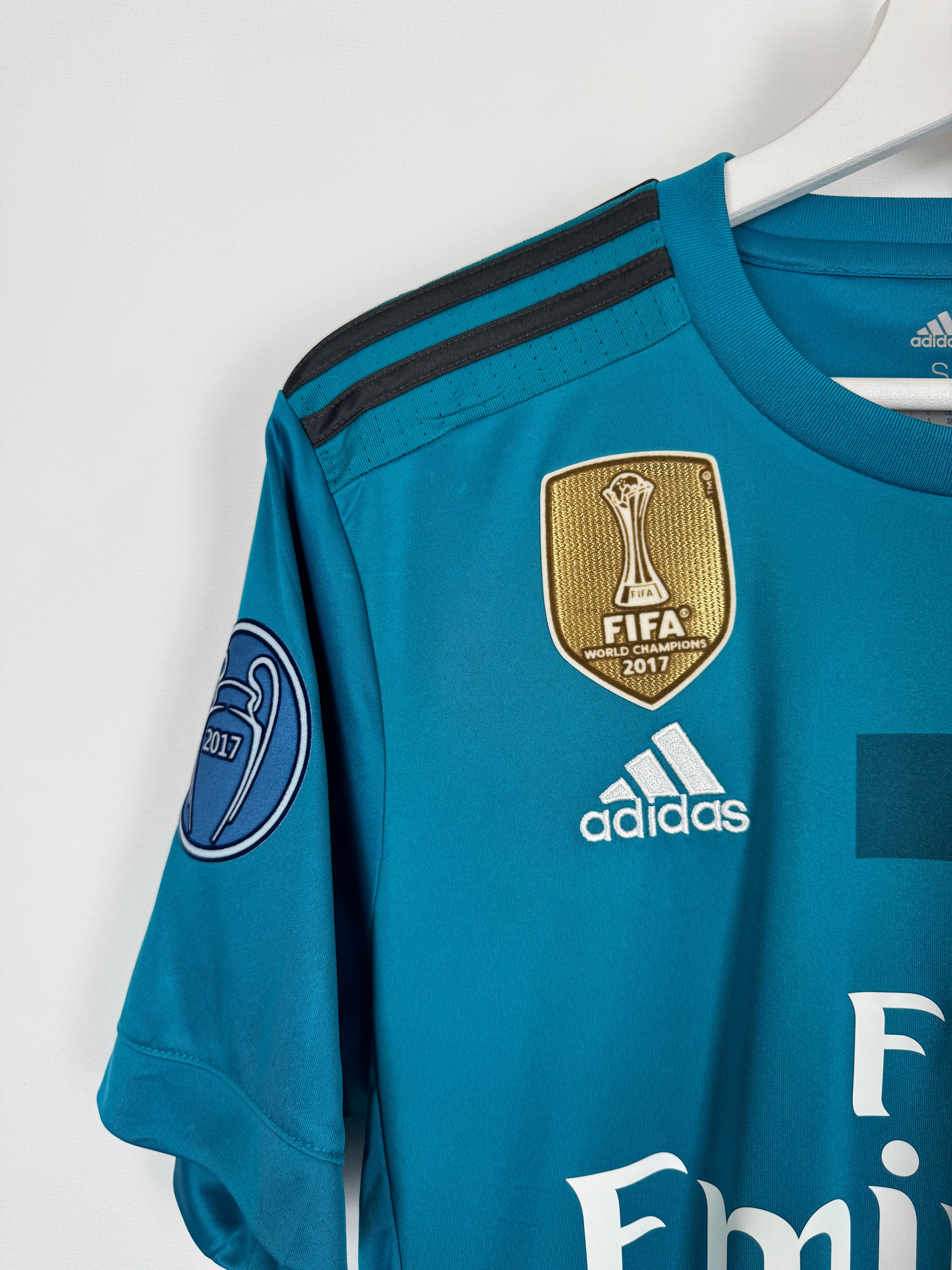 REAL MADRID 2017/2018 THIRD FOOTBALL SHIRT - RONALDO #7 (S)