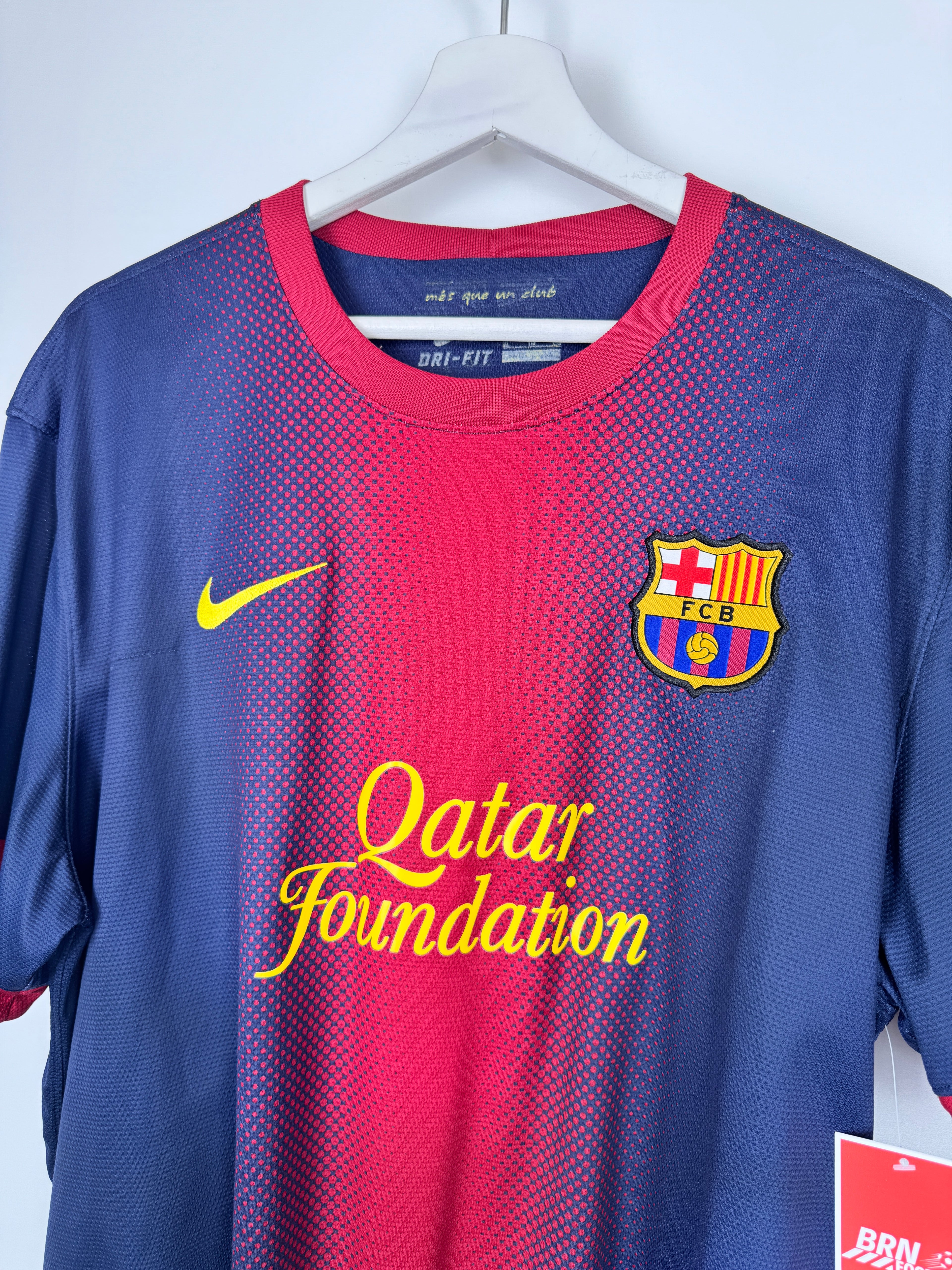MAILLOT DE FOOTBALL BARCELONE 2012/2013 DOMICILE - LEO MESSI #10 (XL)