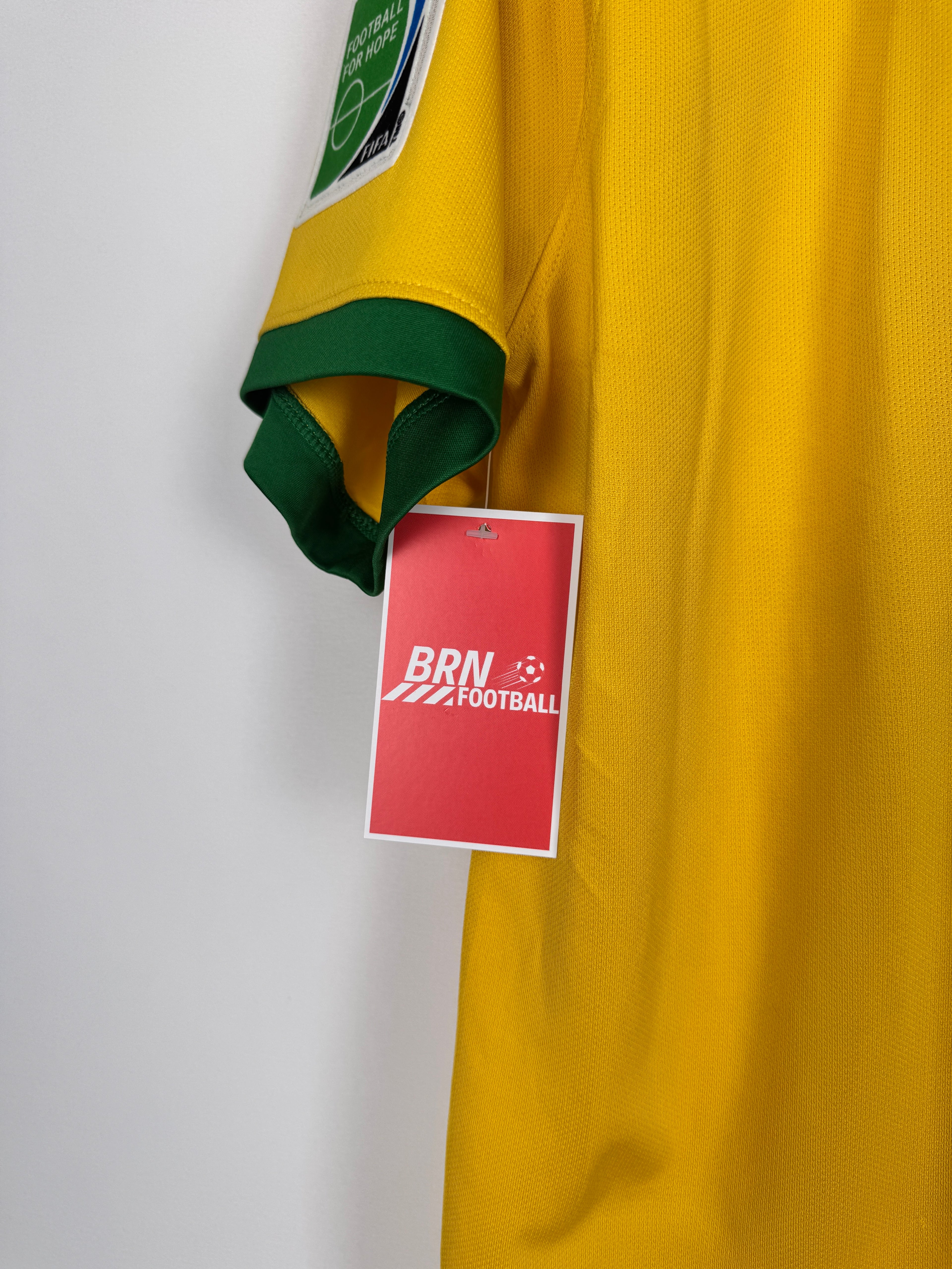 MAILLOT DE FOOTBALL BRÉSIL 2014 DOMICILE - NEYMAR JR #10 (L)