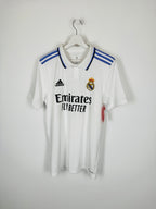 REAL MADRID 2022/2023 HOME FOOTBALL JERSEY - BENZEMA #9 BALLON D'OR (S)