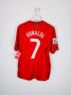 MAILLOT DE FOOTBALL PORTUGAL 2010 DOMICILE - CRISTIANO RONALDO #7 (M)