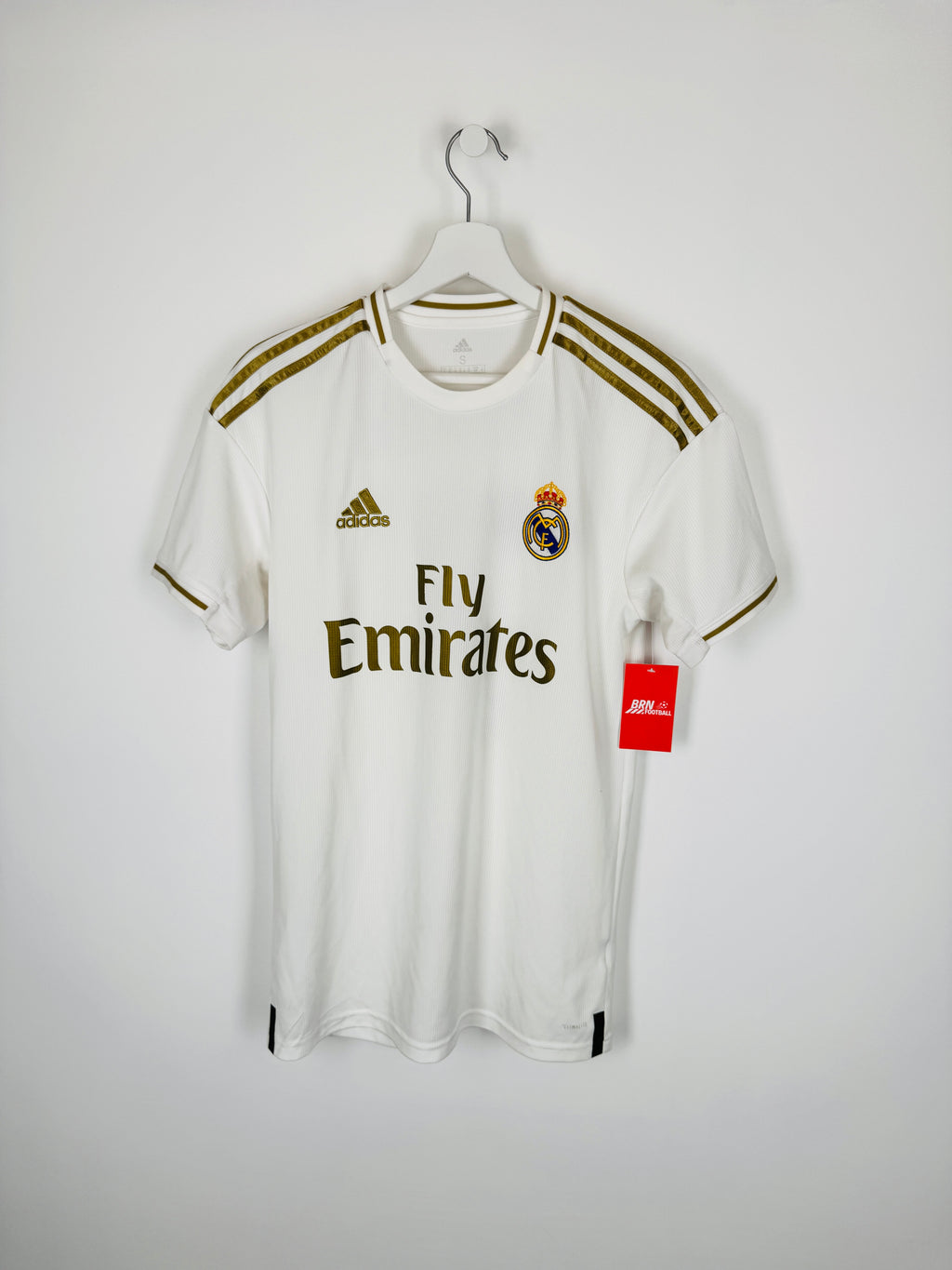 REAL MADRID 2019/2020 HOME FOOTBALL JERSEY - HAZARD #7 (S)