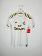 REAL MADRID 2019/2020 HOME FOOTBALL JERSEY - HAZARD #7 (S)