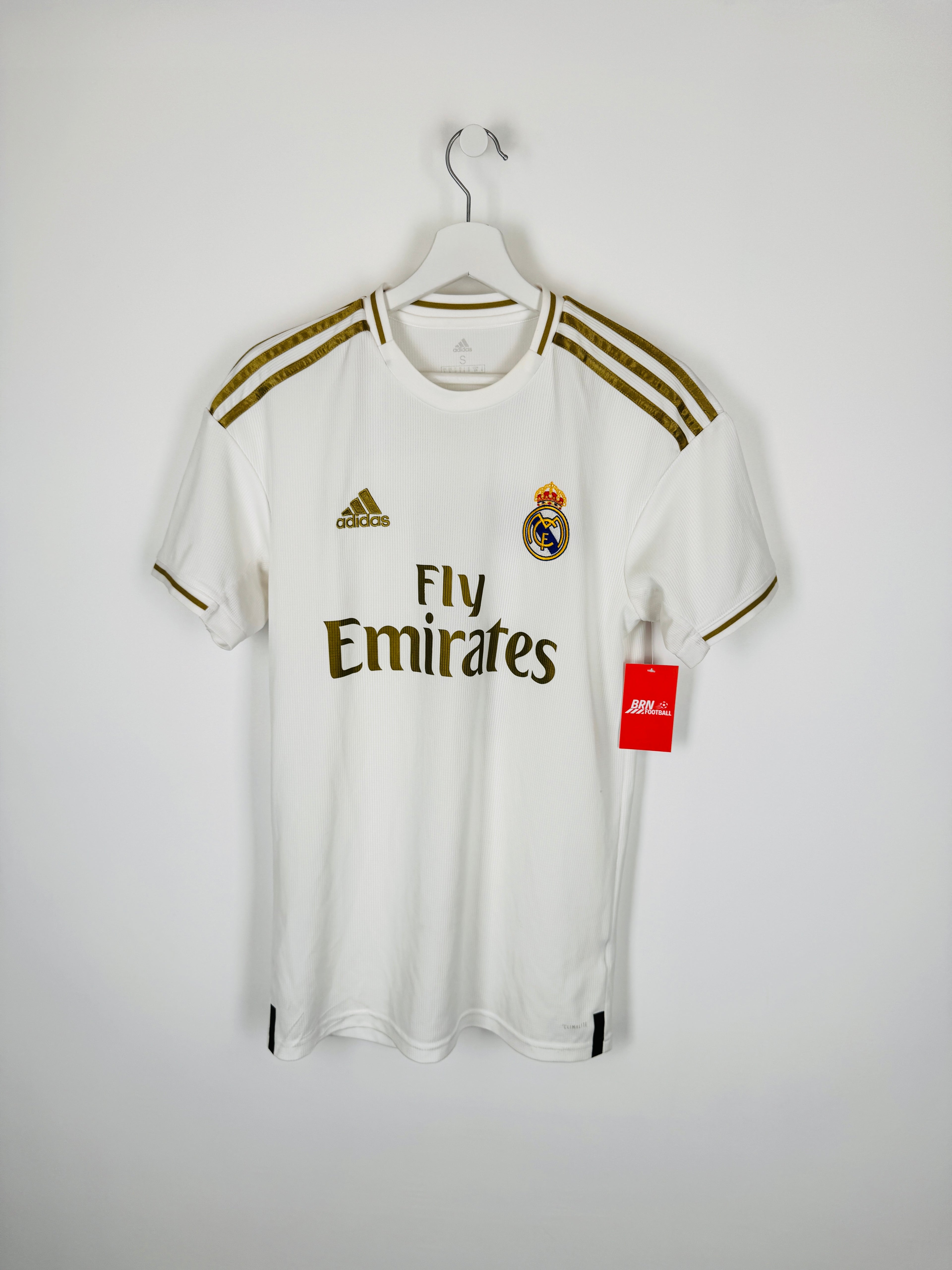 REAL MADRID 2019/2020 HOME FOOTBALL JERSEY - HAZARD #7 (S)