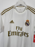 REAL MADRID 2019/2020 HOME FOOTBALL JERSEY - HAZARD #7 (S)