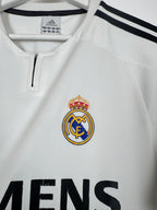 REAL MADRID 2003/2004 HOME FOOTBALL SHIRT - ZIDANE #5 (M)