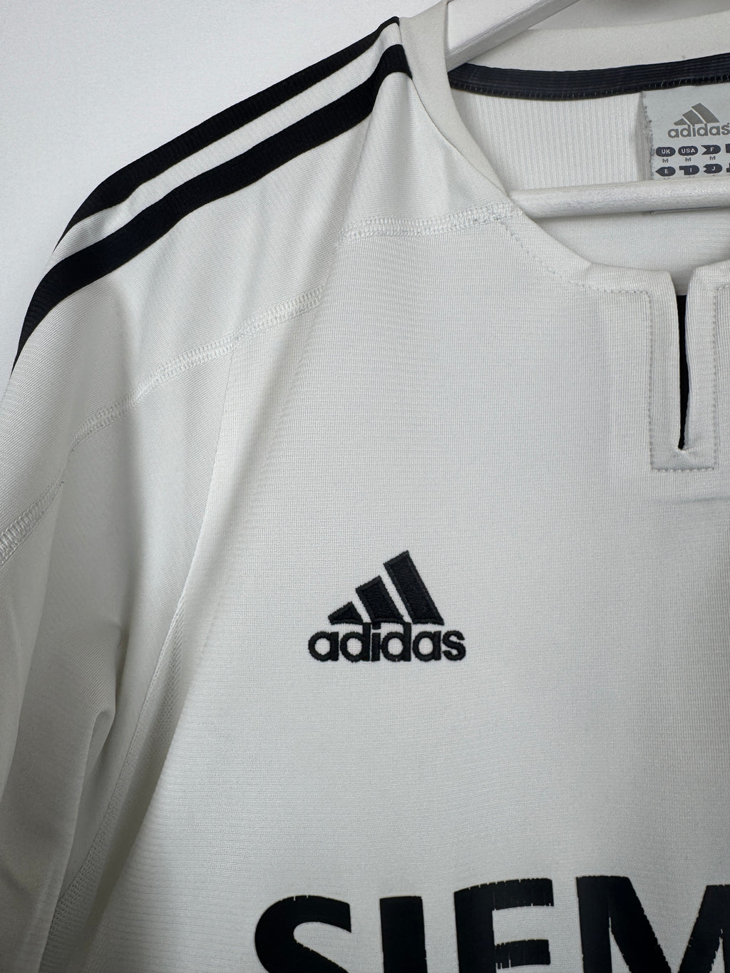 REAL MADRID 2003/2004 HOME FOOTBALL SHIRT - ZIDANE #5 (M)