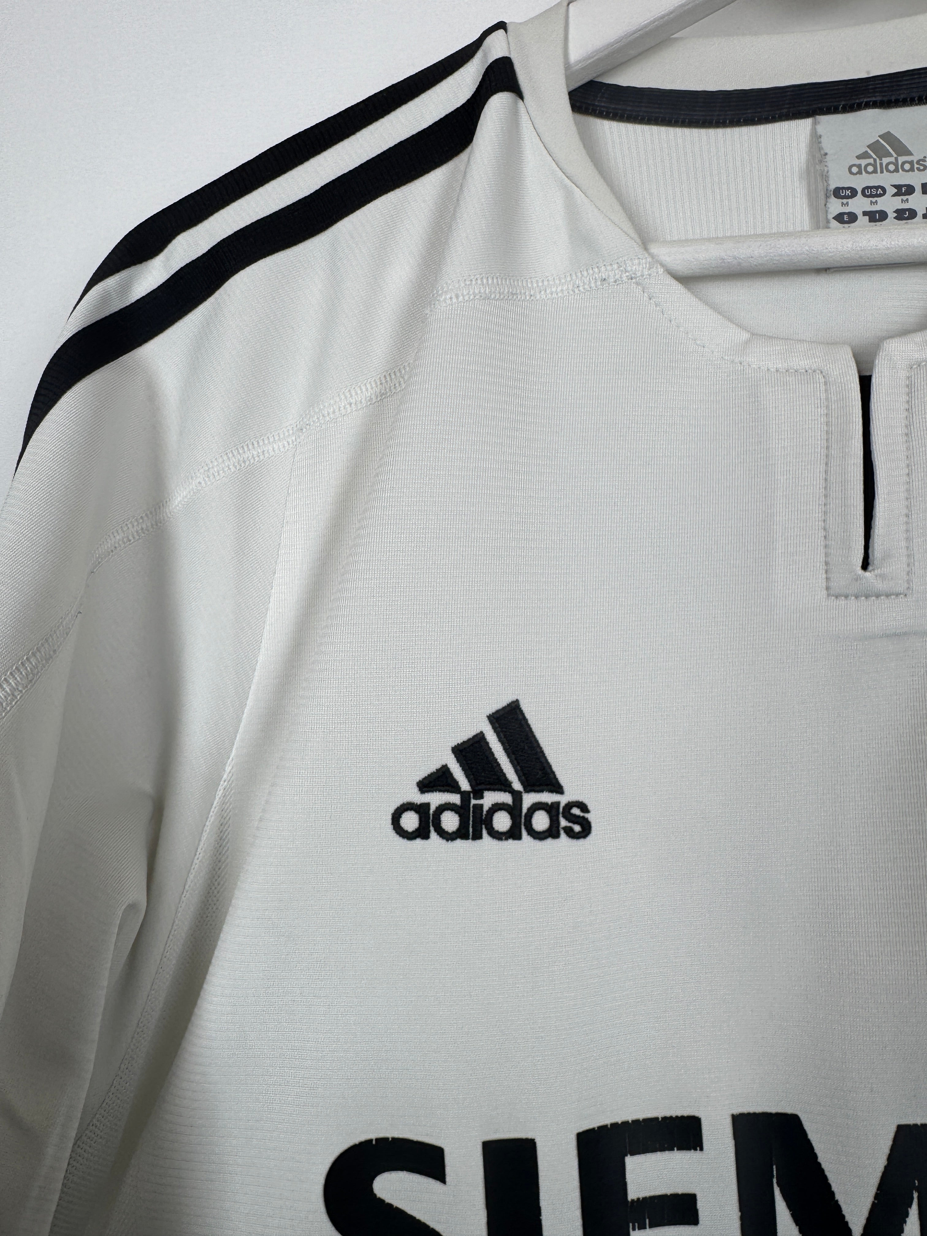 REAL MADRID 2003/2004 HOME FOOTBALL SHIRT - ZIDANE #5 (M)