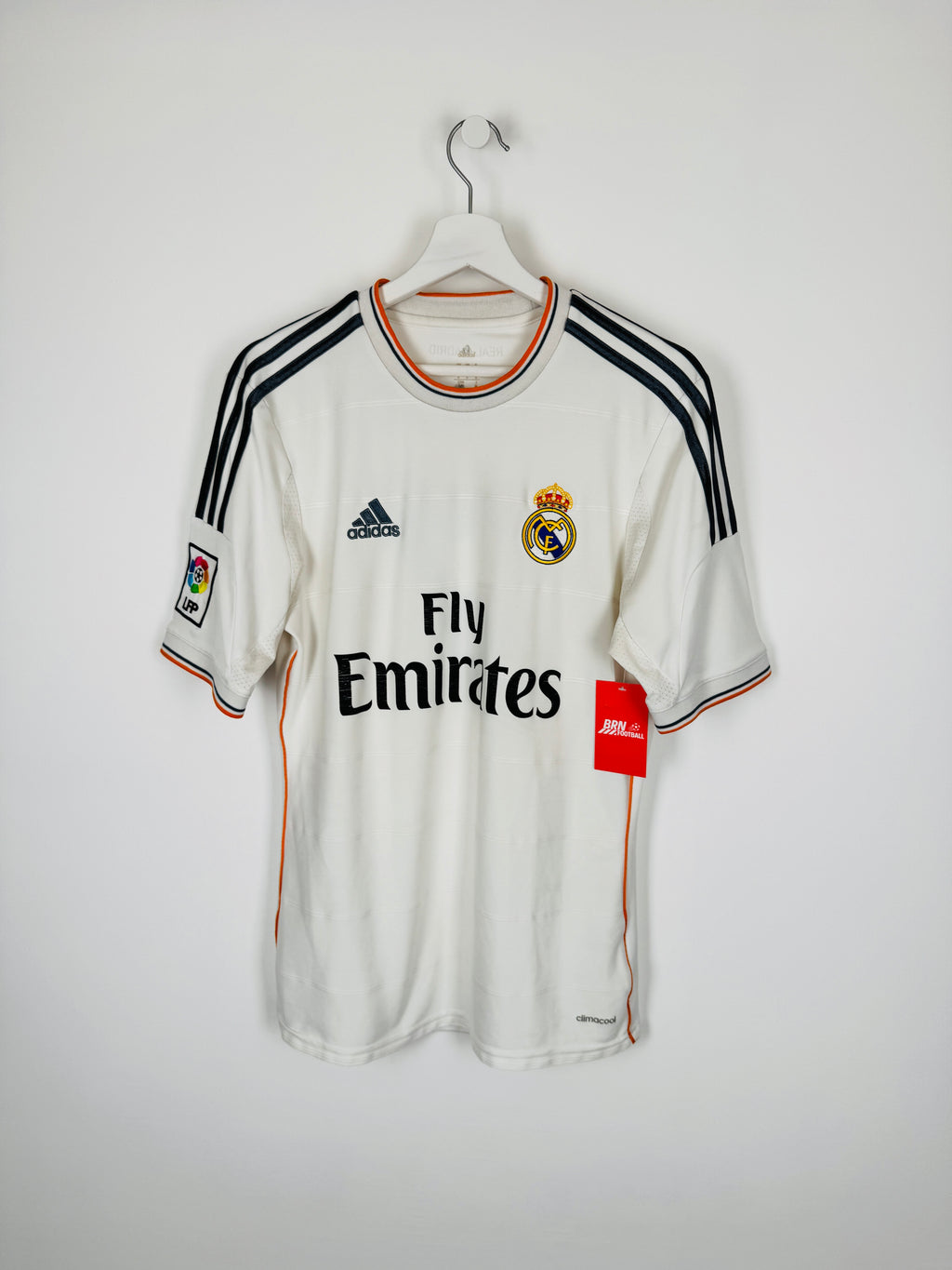 REAL MADRID 2013/2014 HOME FOOTBALL SHIRT - RONALDO #7 (S)