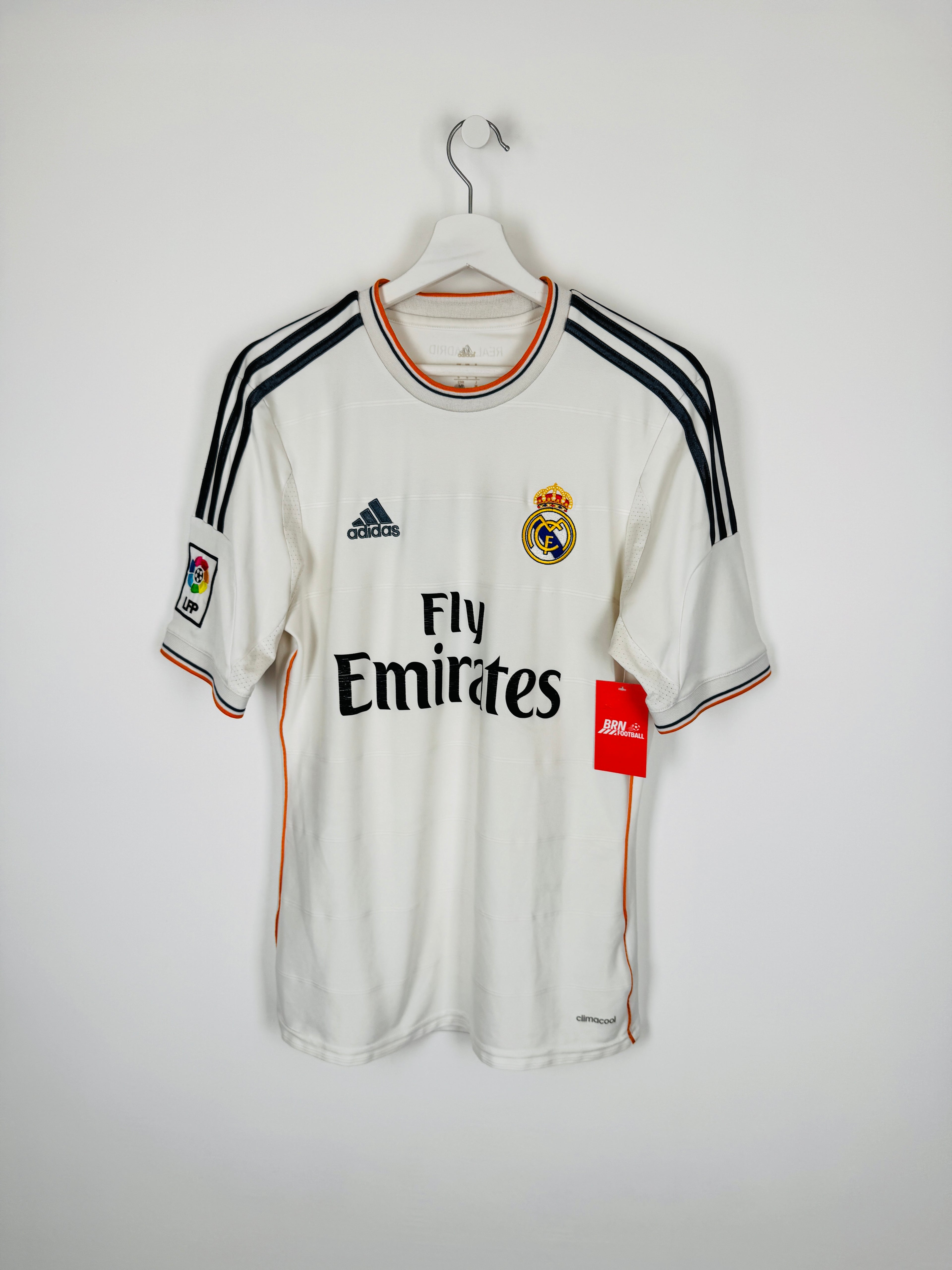 REAL MADRID 2013/2014 HOME FOOTBALL SHIRT - RONALDO #7 (S)