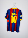 MAILLOT DE FOOTBALL BARCELONE 2010/2011 DOMICILE - LEO MESSI #10 (L)
