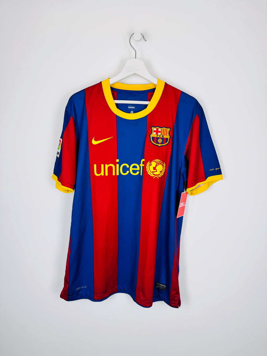 MAILLOT DE FOOTBALL BARCELONE 2010/2011 DOMICILE - LEO MESSI #10 (L)