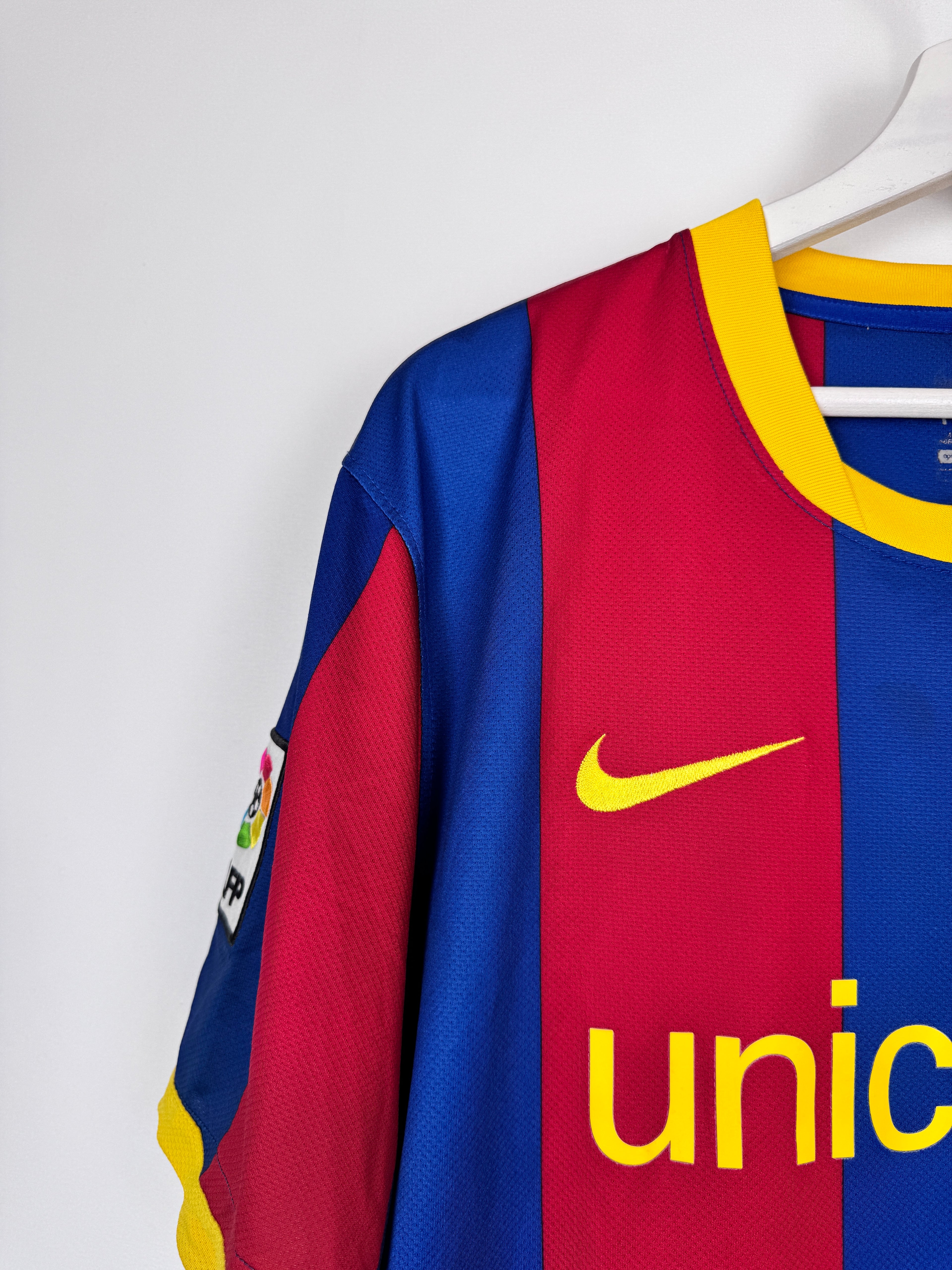 MAILLOT DE FOOTBALL BARCELONE 2010/2011 DOMICILE - LEO MESSI #10 (L)