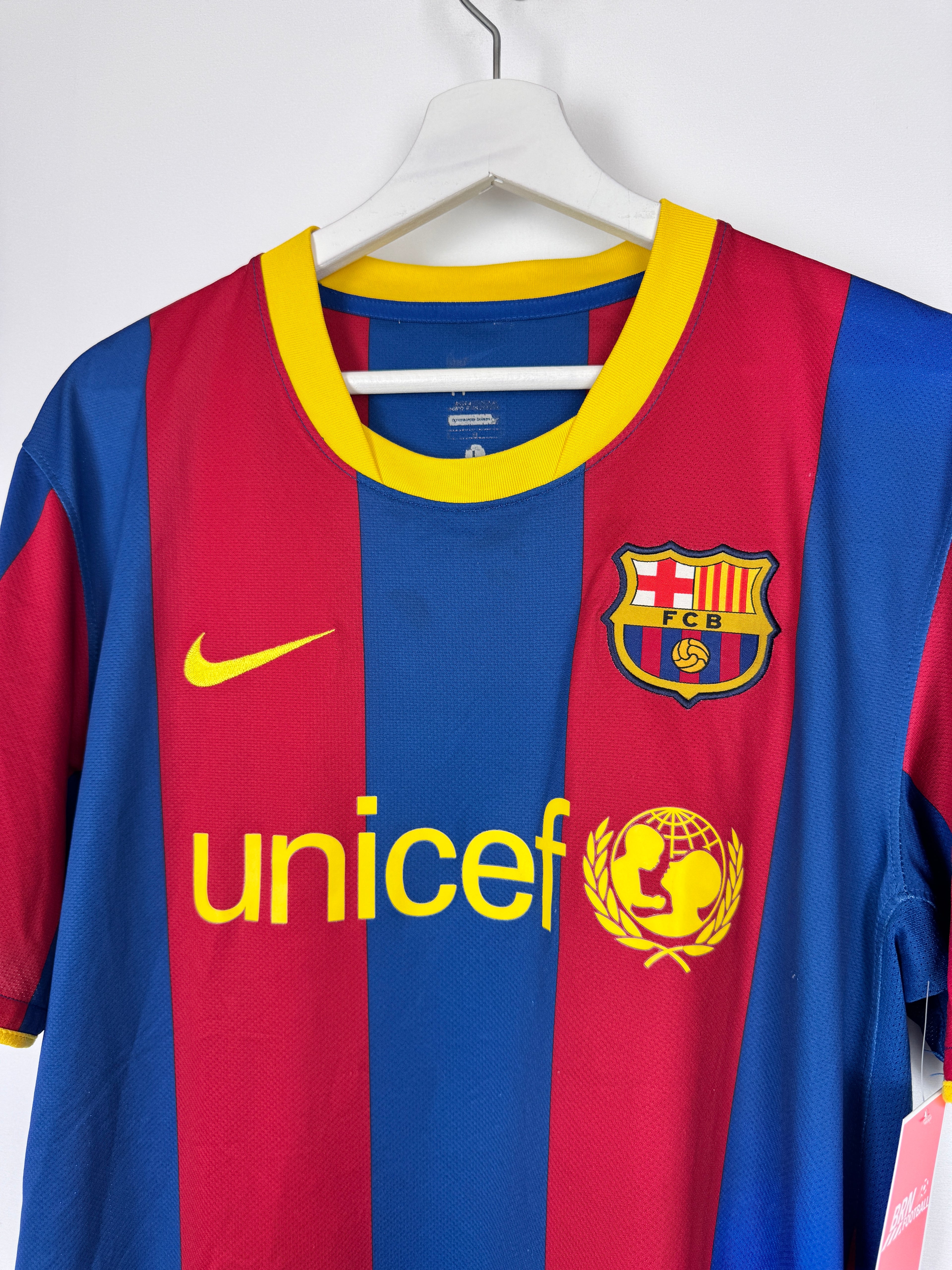 MAILLOT DE FOOTBALL BARCELONE 2010/2011 DOMICILE - LEO MESSI #10 (L)