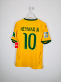 MAILLOT DE FOOTBALL BRÉSIL 2014 DOMICILE - NEYMAR JR #10 (S)