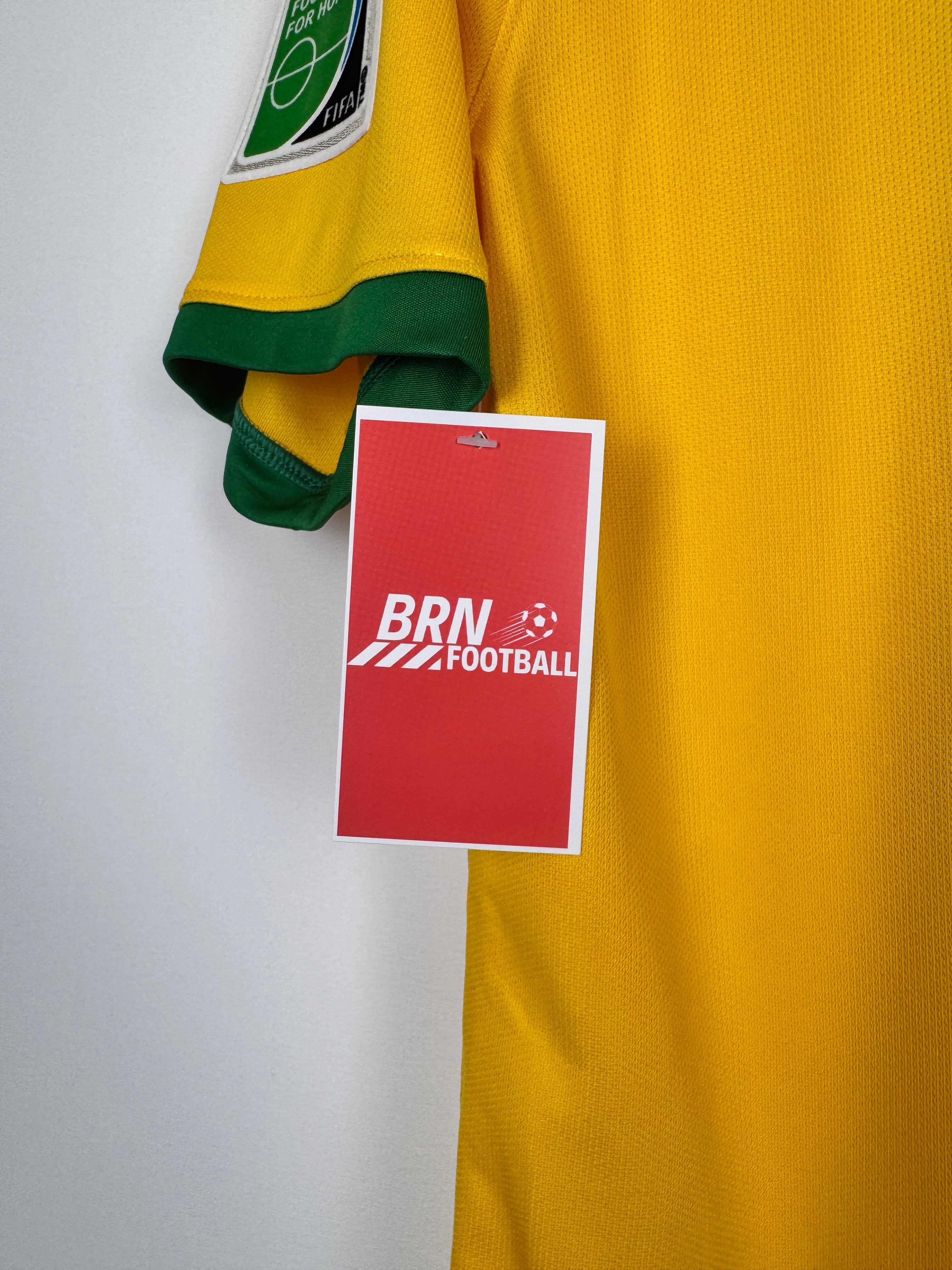 MAILLOT DE FOOTBALL BRÉSIL 2014 DOMICILE - NEYMAR JR #10 (S)