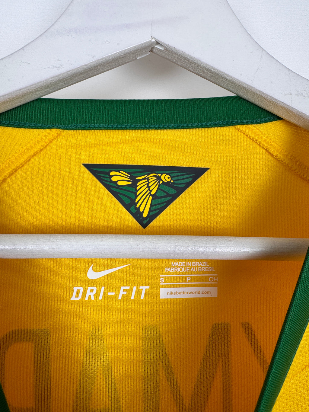 MAILLOT DE FOOTBALL BRÉSIL 2014 DOMICILE - NEYMAR JR #10 (S)