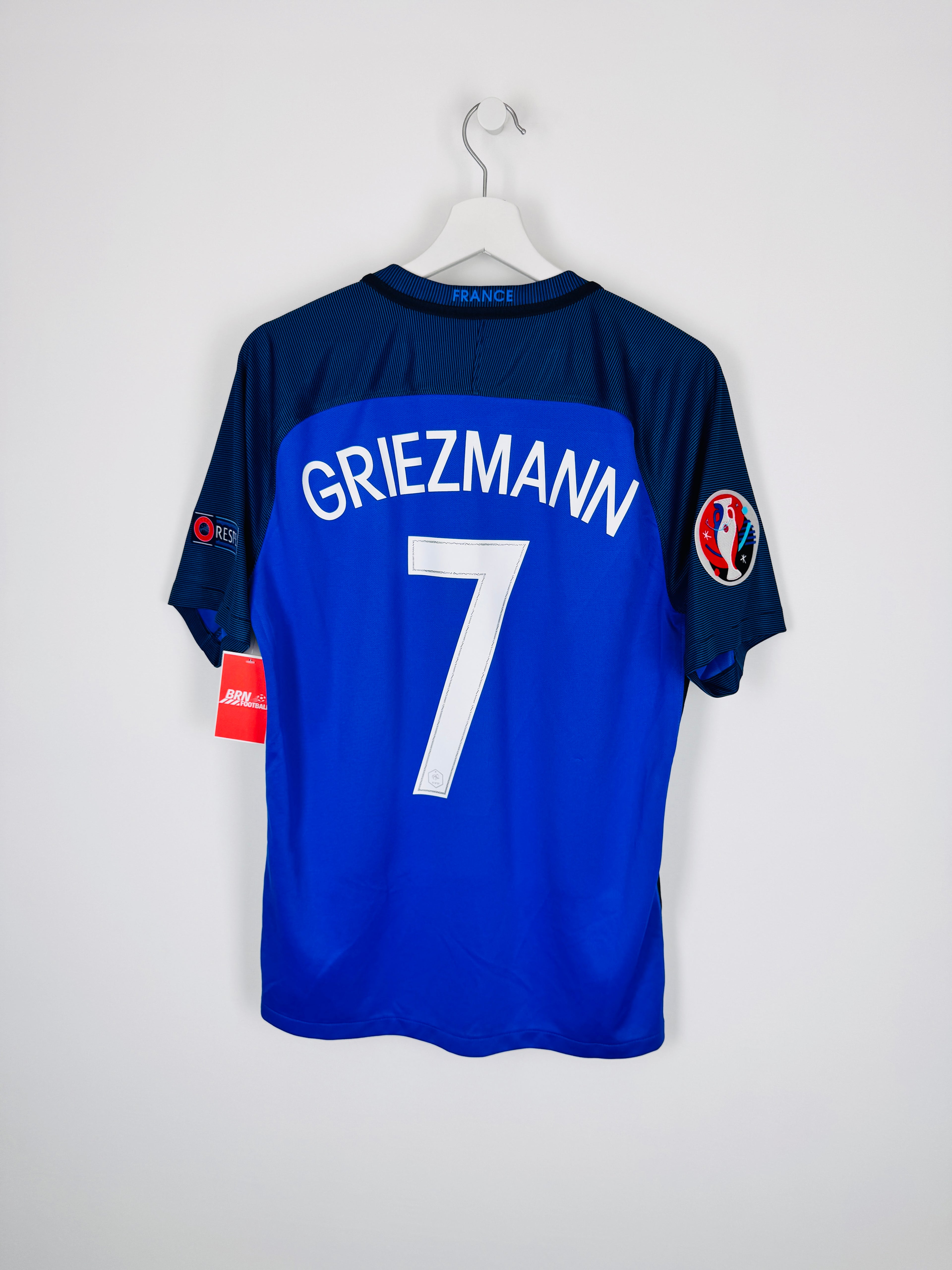 MAILLOT DE FOOTBALL ÉQUIPE DE FRANCE 2016 DOMICILE - ANTOINE GRIEZMANN #7 (M)